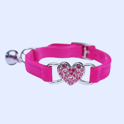 Collier pour chat avec design en cœur - CatLove™ - Royaume du chat