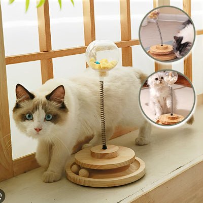 Jouet distributeur de friandises pour chat - SnackyCatâą - Royaume du chat