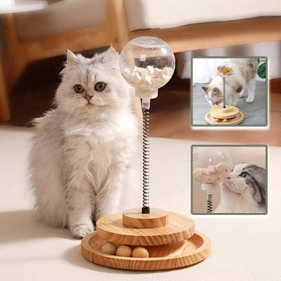 Jouet distributeur de friandises pour chat - SnackyCatâą - Royaume du chat