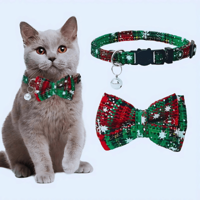 Collier pour chat avec nœud papillon - Royaume du chat